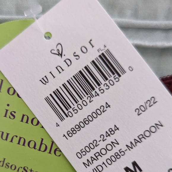 NWT Windsor Shay A Line Tulle Formal Dress in Wine - Picture 7 of 11